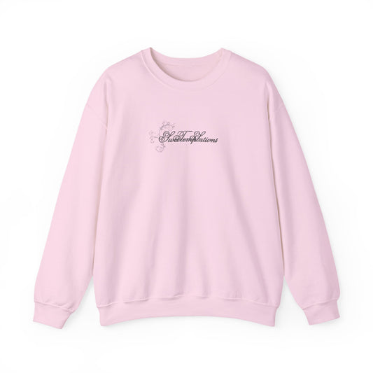 Angel Tee Signature Sweatshirt  — Vintage Script Soft Aesthetic Shirt